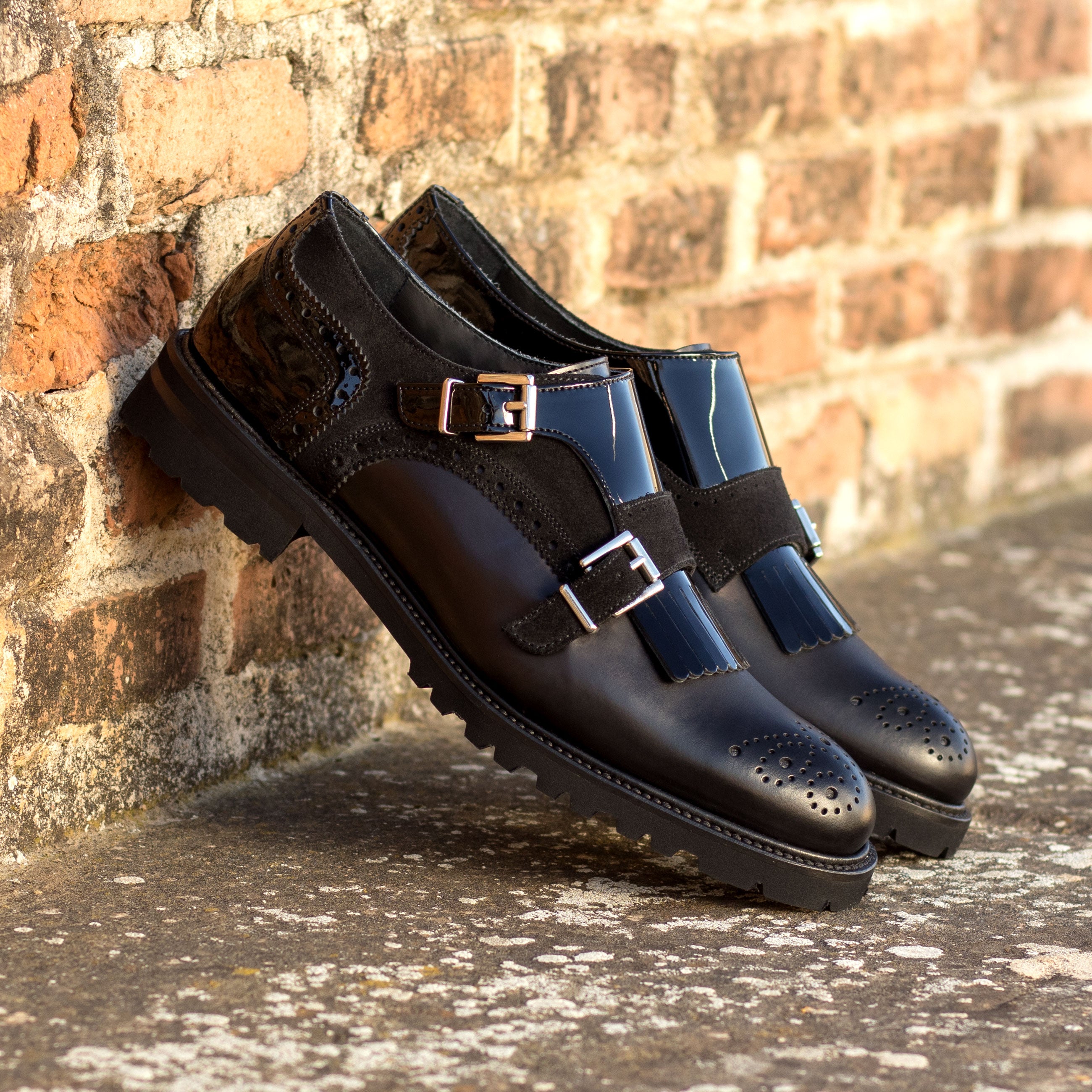 Women's Kiltie Monk Strap