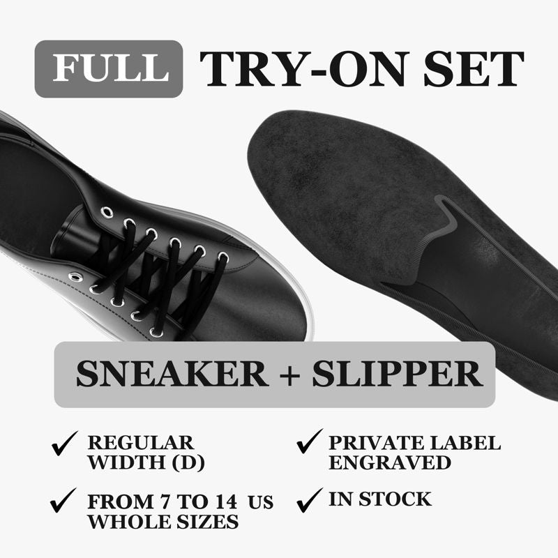 Try-on Set Full Slipper + Sneaker (8 Half Pairs)