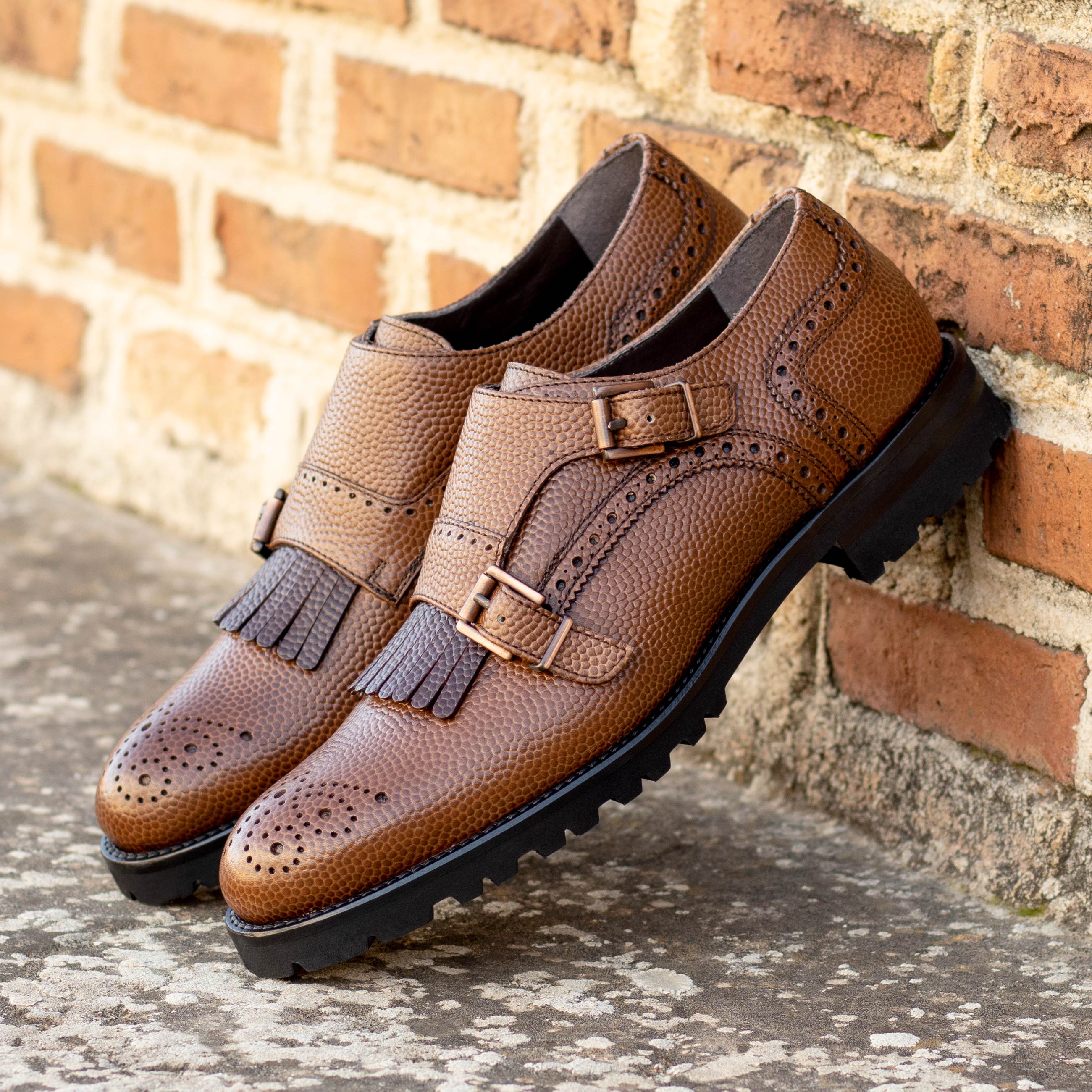 Women's Kiltie Monk Strap